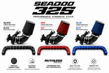Load image into Gallery viewer, Seadoo 325 Carbon Fiber cold air intake and intake manifold Girdle combo