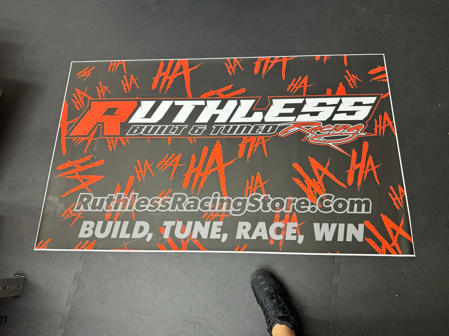 Ruthless Racing Banner 30x36