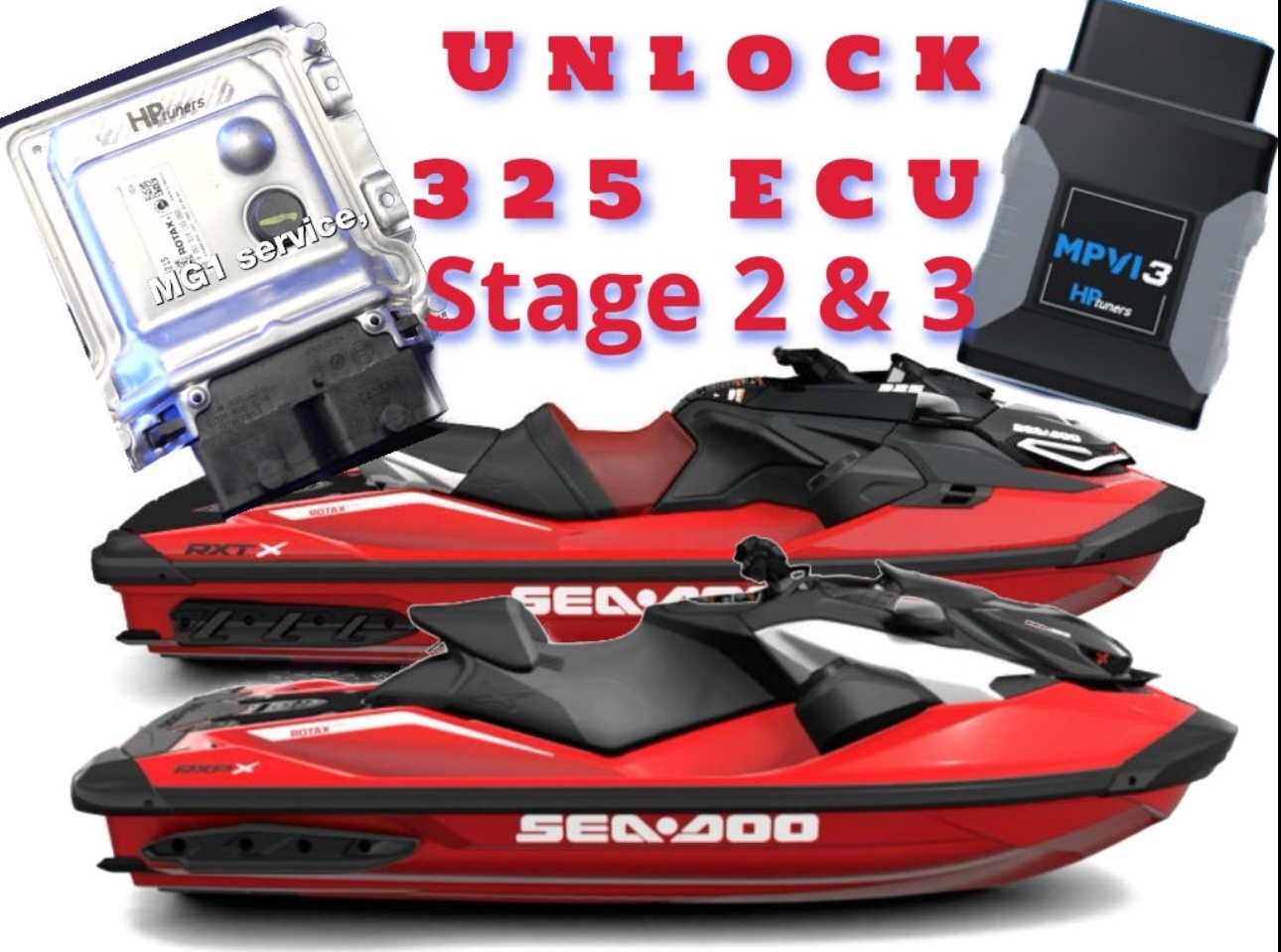 HPTUNERS UNLOCKED ECU/EXU AND TUNING KIT FOR Sea doo 325 