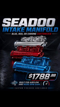 Load and play video in Gallery viewer, SEA-DOO 300/325 ROTAX BILLET INTAKE MANIFOLD.
