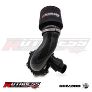 RUTHLESS  SEA-DOO CARBON FIBER COLD AIR INTAKE & MARINE FILTER WT WATERPROOF COVER for Sea Doo 215/260/300 2010 to 2019 RXPX